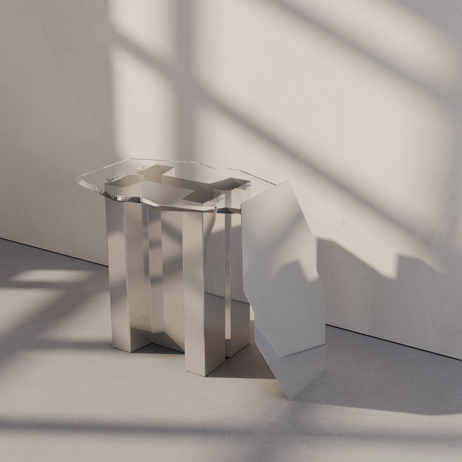 T-BEAM SIDE TABLE