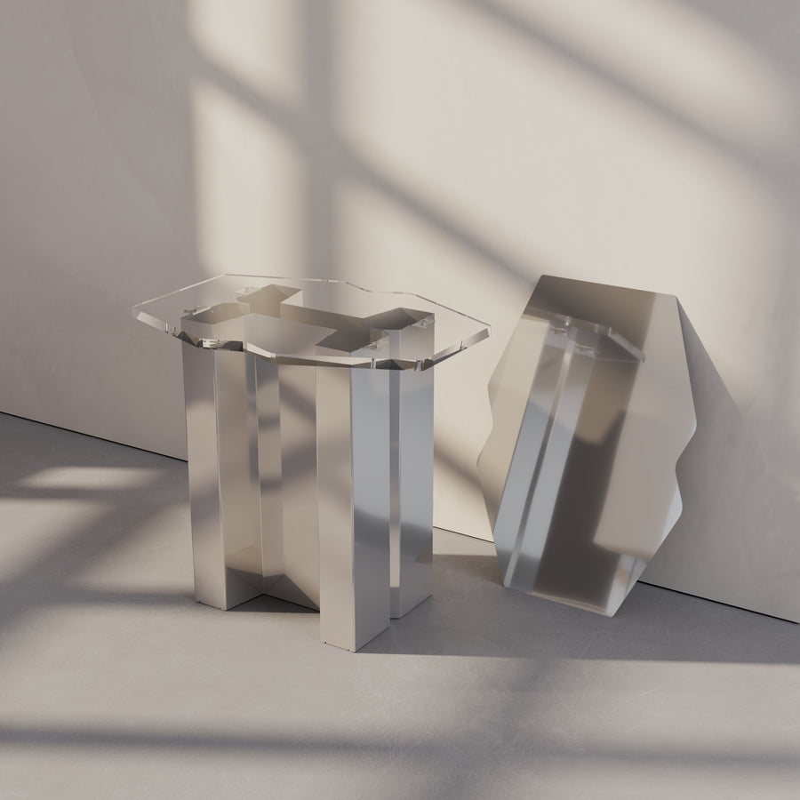T-BEAM SIDE TABLE