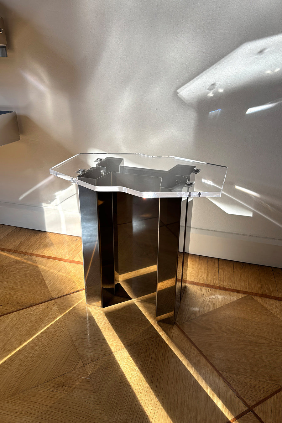 T-BEAM SIDE TABLE