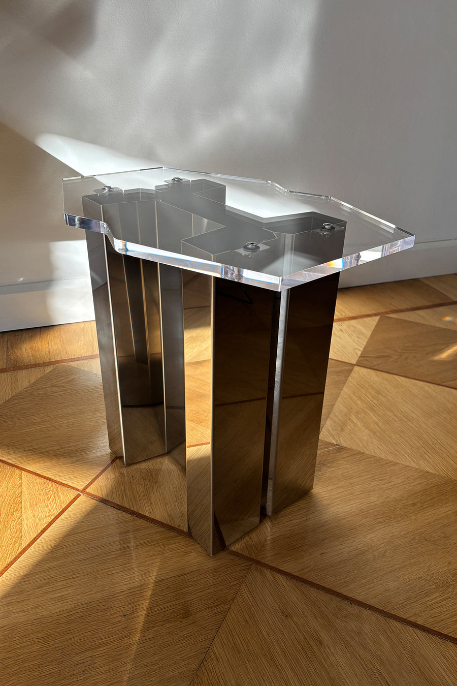 T-BEAM SIDE TABLE